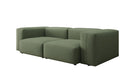 Designer 2 Sitzer Sofa Snug in Stoff