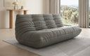 Designer 3-Sëtz Sofa Calmo a Echtläder