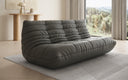 Designer 3-Sëtz Sofa Calmo a Echtläder