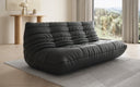 Designer 3-Sëtz Sofa Calmo a Echtläder