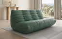 Designer 3-Sëtz Sofa Calmo a Echtläder