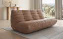 Designer 3-Sëtz Sofa Calmo a Echtläder