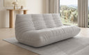 Designer 3-Sëtz Sofa Calmo a Echtläder