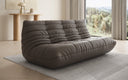 Designer 3-Sëtz Sofa Calmo a Echtläder