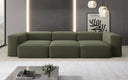 Designer 3 Sitzer Sofa Snug in Bouclé