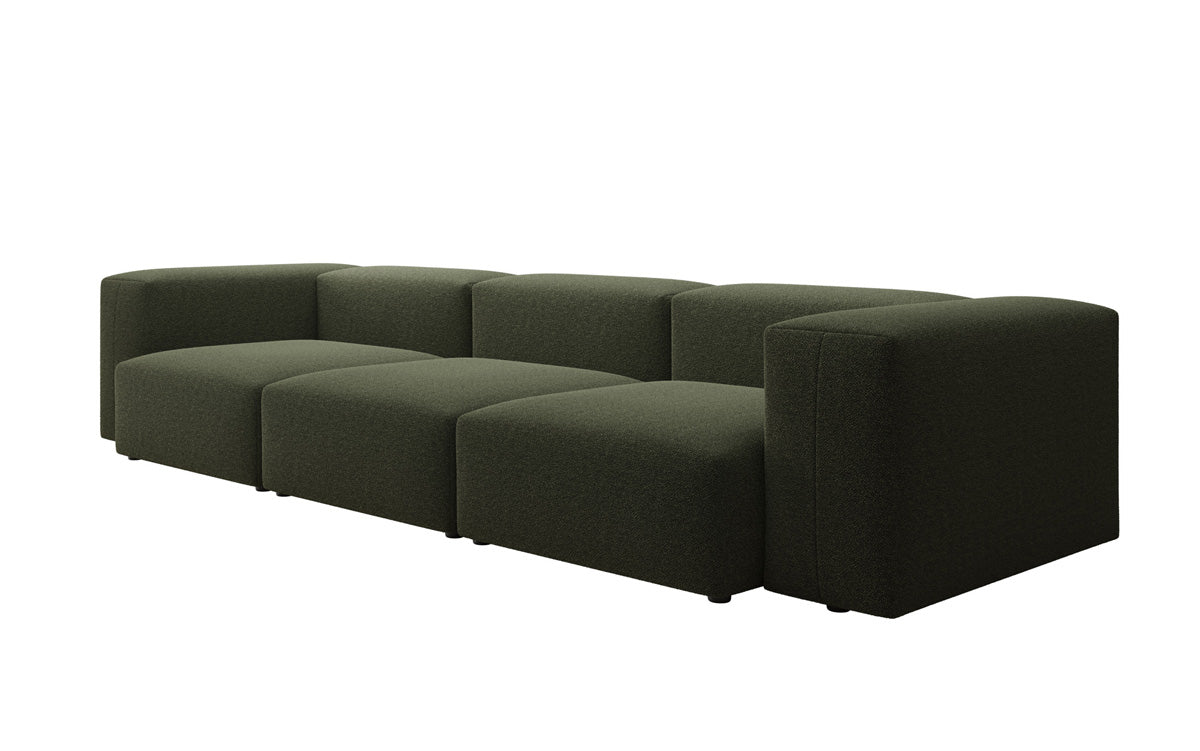 Designer 3-Sëtz Sofa Snug a Bouclé