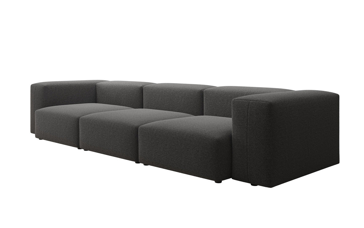 Designer 3-Sëtz Sofa Snug a Bouclé