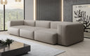 Designer 3 Sitzer Sofa Snug in Echtleder