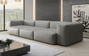 Designer 3 Sitzer Sofa Snug in Echtleder