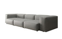 Designer 3 Sitzer Sofa Snug in Echtleder