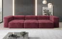 Designer 3 Sitzer Sofa Snug in Samt