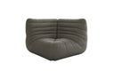 Designer Eckmodul Sofa-Sessel Calmo in Echtleder
