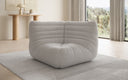 Designer Eckmodul Sofa-Sessel Calmo in Echtleder