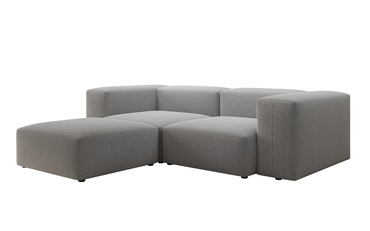 Designer L Sofa Snug Mini am Bouclé