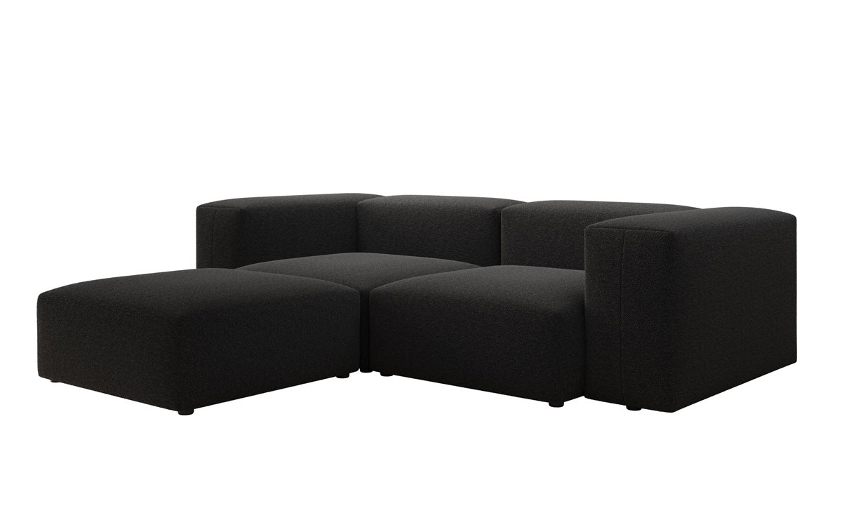 Designer L Sofa Snug Mini am Bouclé