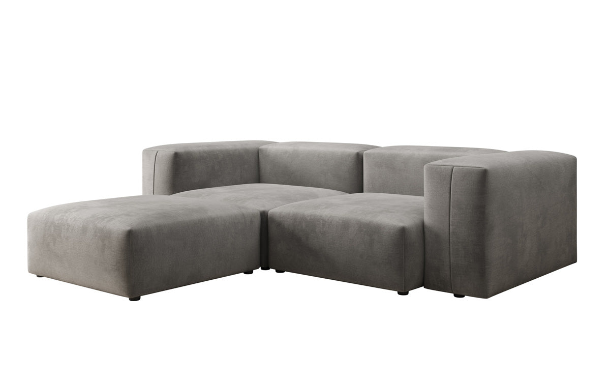 Canapé d'angle L Snug Mini en Velours