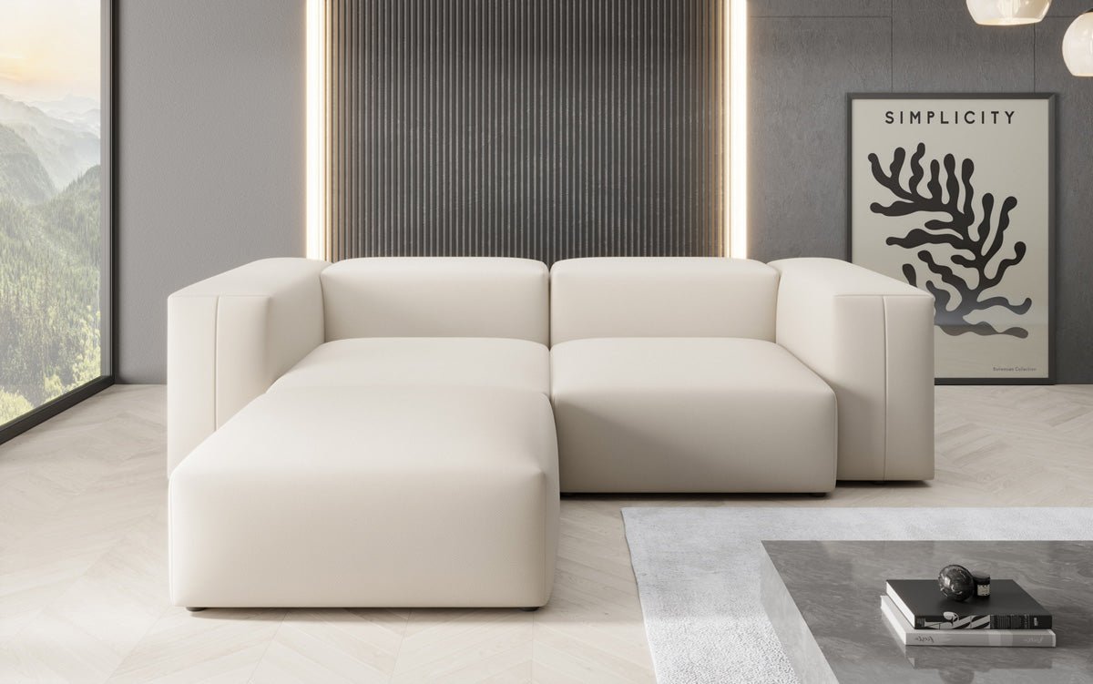 Designer L Sofa Snug Mini am Stoff