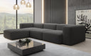 Designer-Ecksofa Snug a Bouclé