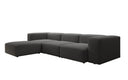 Designer-Ecksofa Snug a Bouclé