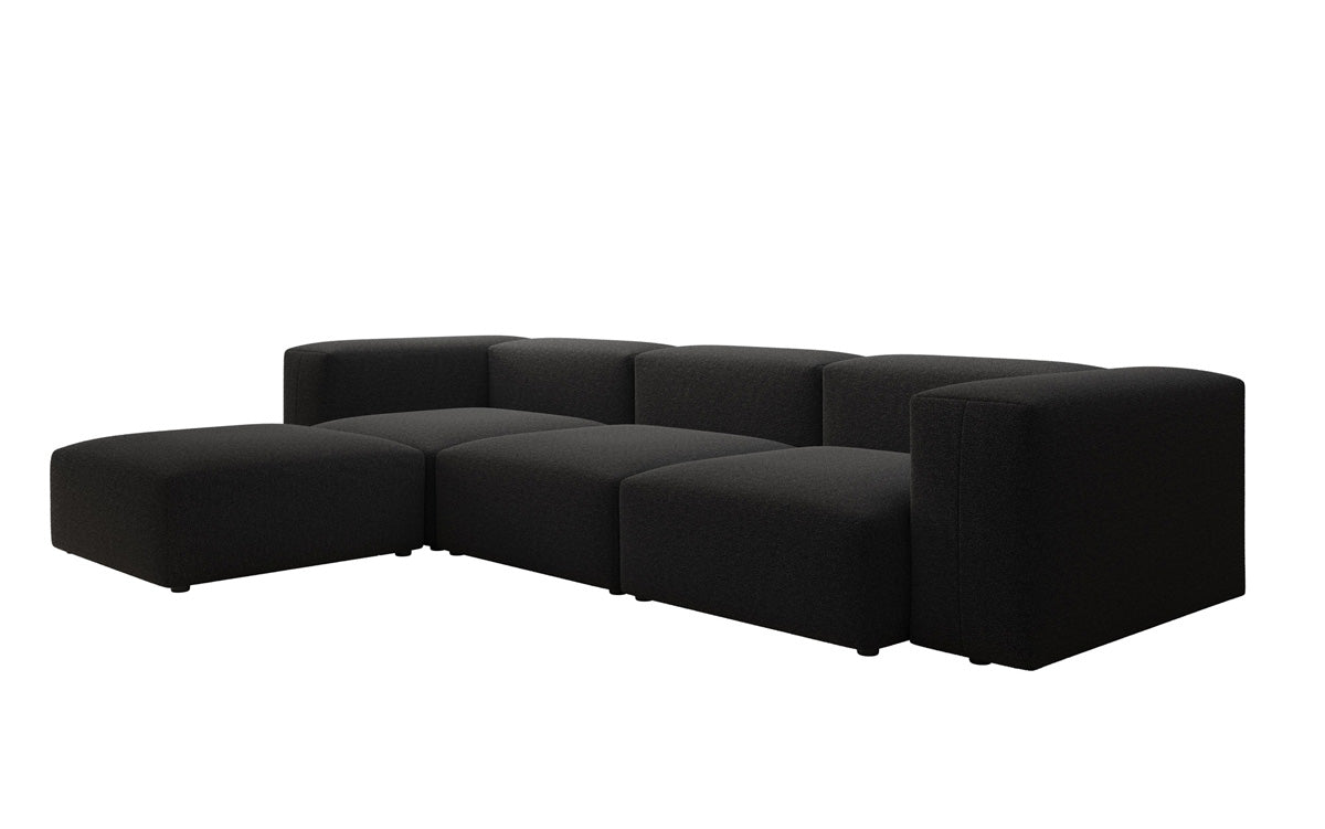 Designer L Sofa Snug am Bouclé