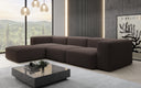Designer-Ecksofa Snug a Bouclé