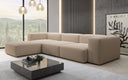 Designer-Ecksofa Snug a Bouclé
