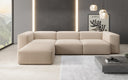 Designer-Ecksofa Snug a Bouclé
