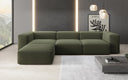 Designer-Ecksofa Snug a Bouclé
