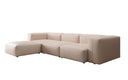 Designer-Ecksofa Snug an Echtlieder