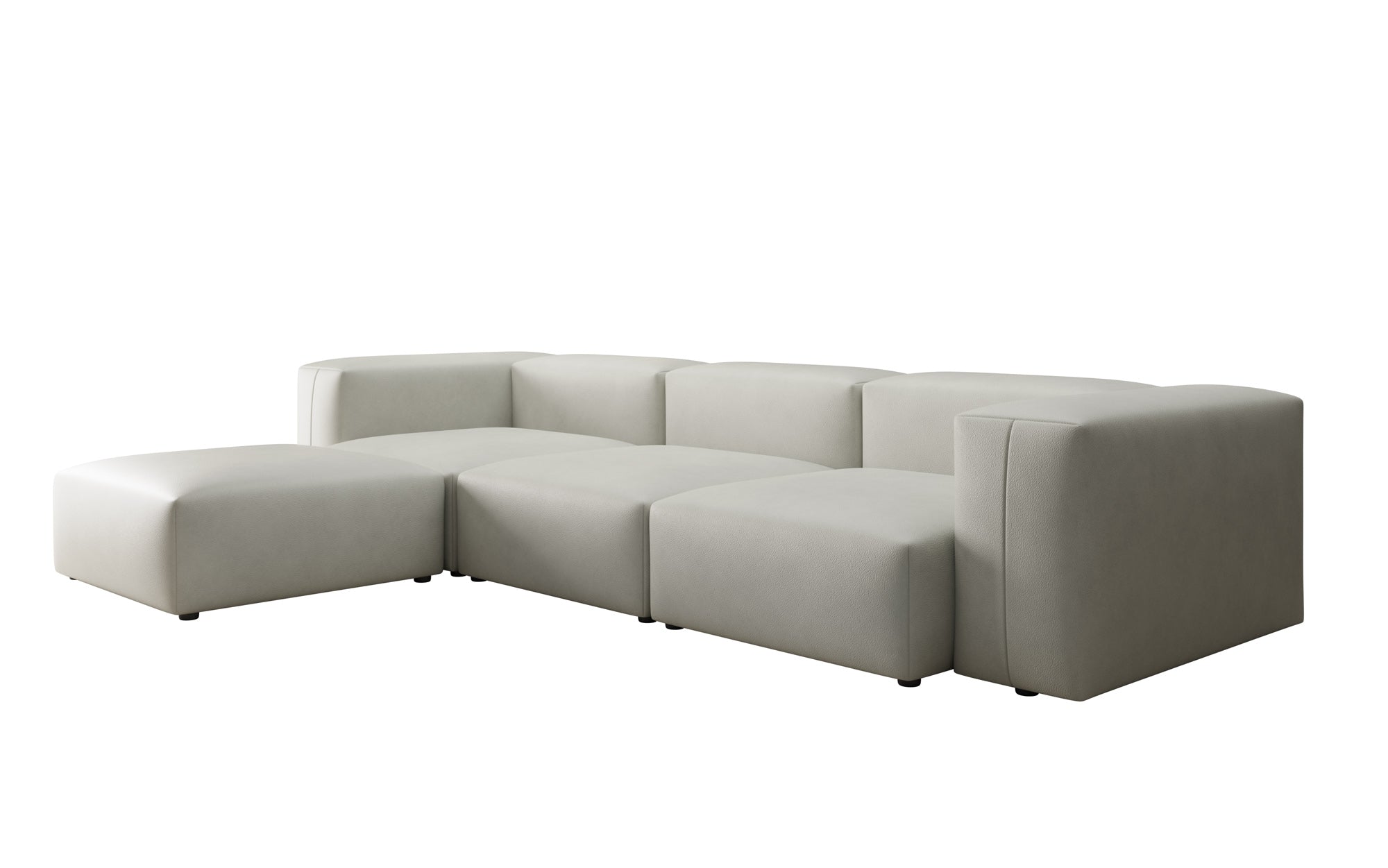 Designer L Sofa Snug am Echtleder