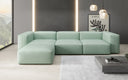 Designer-Ecksofa Snug an Echtlieder