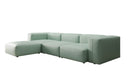 Designer-Ecksofa Snug an Echtlieder