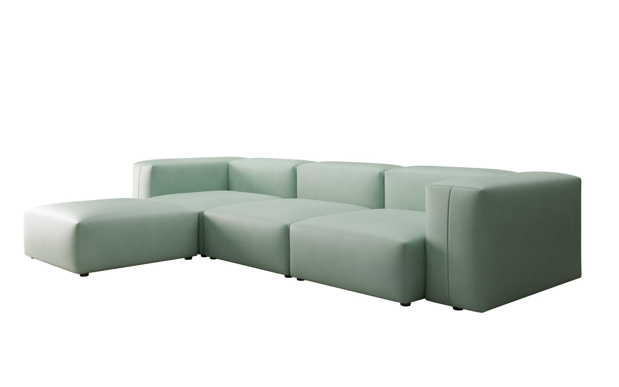 Designer L Sofa Snug am Echtleder