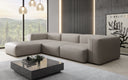 Designer-Ecksofa Snug an Echtlieder