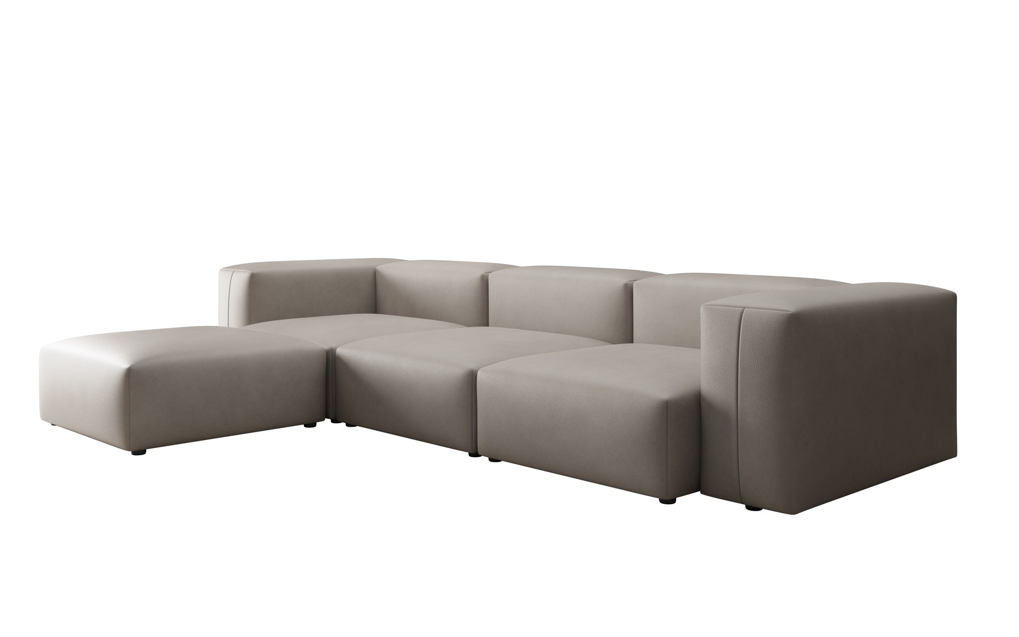 Designer L Sofa Snug am Echtleder