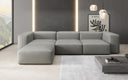 Designer-Ecksofa Snug an Echtlieder