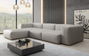 Designer-Ecksofa Snug an Echtlieder