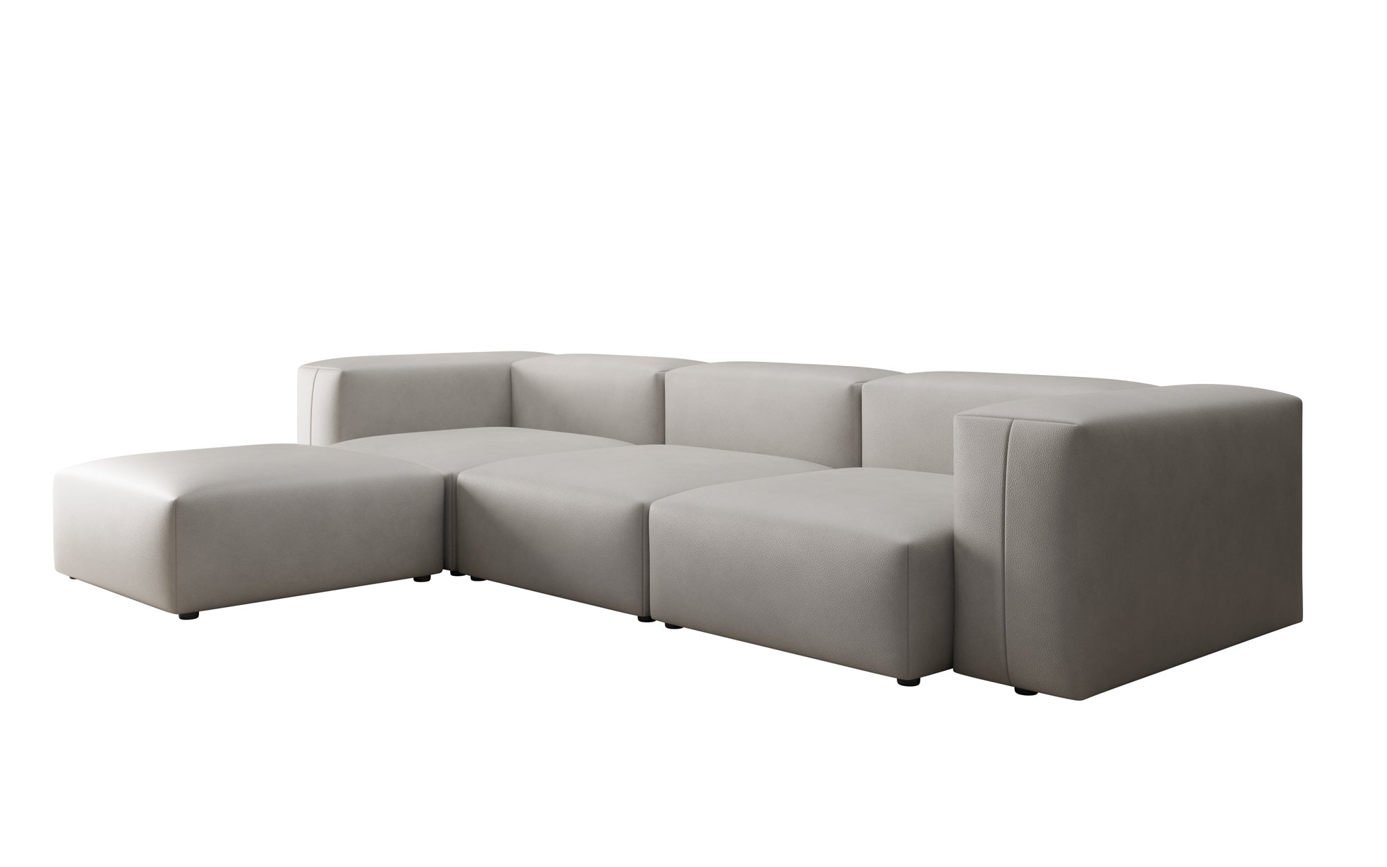 Designer L Sofa Snug am Echtleder