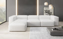 Designer-Ecksofa Snug an Echtlieder
