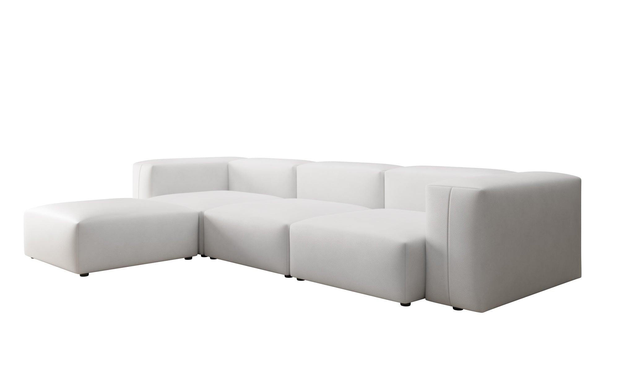 Designer L Sofa Snug am Echtleder
