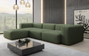 Canapé d’angle design Snug en Tissu