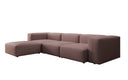 Canapé d’angle design Snug en Tissu