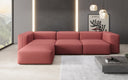 Canapé d’angle design Snug en Tissu