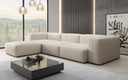 Canapé d’angle design Snug en Tissu