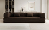Designer Sofa Lazy 3 Sitzer XXL in Bouclé