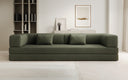 Designer Sofa Lazy 3 Sitzer XXL in Bouclé