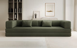 Designer Sofa Lazy 3 Sitzer XXL in Bouclé