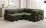 Designer Sofa Lazy L Mini in Bouclé