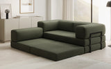 Designer Sofa Lazy L Mini in Bouclé