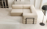 Designer Sofa Lazy L Mini in Bouclé
